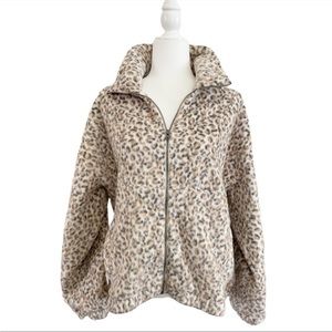 Abercrombie & Fitch Soft AF Collection Leopard Jacket XS NWOT